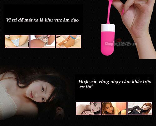 Trứng rung Sinmis Fairy điều khiển không dây tăng hưng phấn