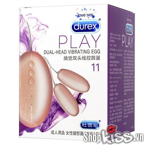 Trứng rung đôi Durex Dual Head siêu mạnh kích thích cực đỉnh