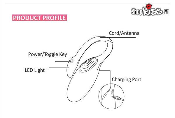 Trứng Rung Bluetooth Thiên Nga - Đa Tần Sóng Cực Mạnh, Tặng Kèm