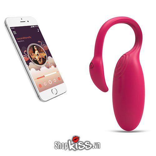 Trứng Rung Bluetooth Thiên Nga - Đa Tần Sóng Cực Mạnh, Tặng Kèm