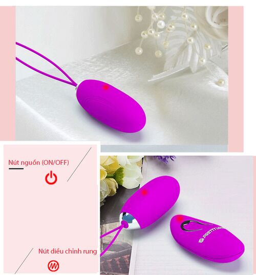 Máy rung không dây Prettylove Jenny sạc pin siêu bền, cao cấp
