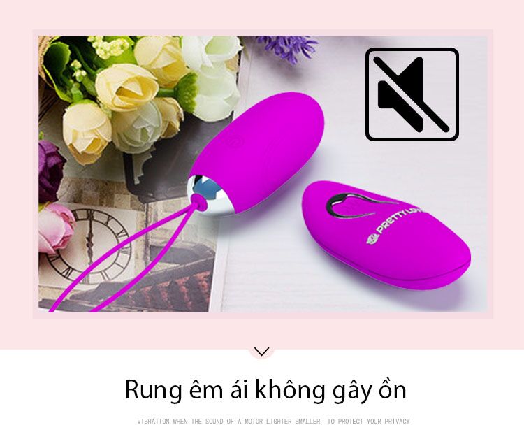 Máy rung không dây Prettylove Jenny sạc pin siêu bền, cao cấp