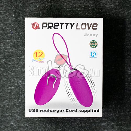 Máy rung không dây Prettylove Jenny sạc pin siêu bền, cao cấp