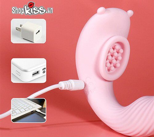 Trứng rung điểm G Adorable Bear Wear massage cực mạnh giá tốt
