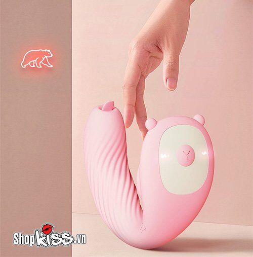 Trứng rung điểm G Adorable Bear Wear massage cực mạnh giá tốt