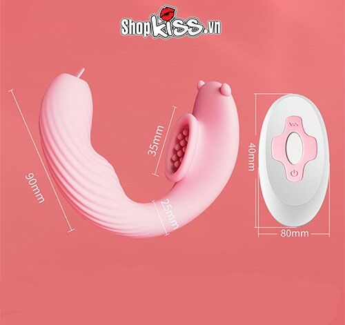 Trứng rung điểm G Adorable Bear Wear massage cực mạnh giá tốt