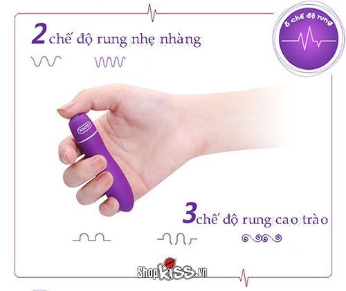 Trứng rung mini Durex S-VIBE đa tần số kích thích điểm G