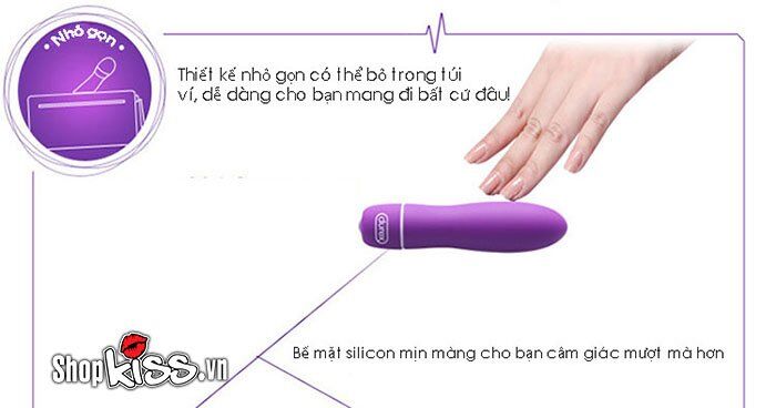 Trứng rung mini Durex S-VIBE đa tần số kích thích điểm G