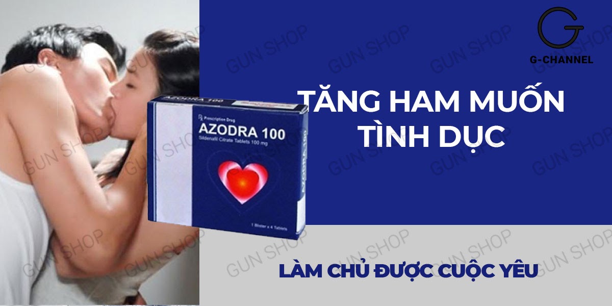 Azodra 50mg viên uống cường dương kéo dài sinh lý tăng khoái cảm