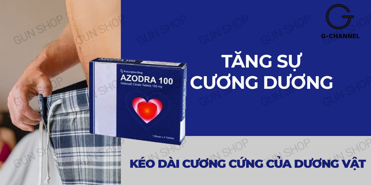 Azodra 50mg viên uống cường dương kéo dài sinh lý tăng khoái cảm