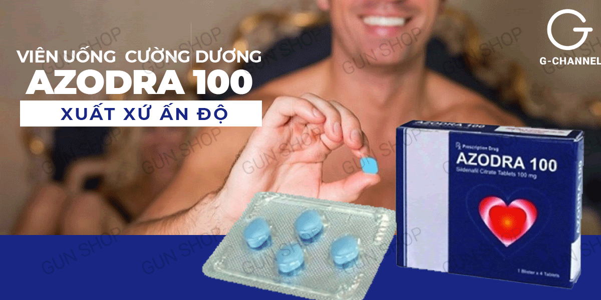Azodra 50mg viên uống cường dương kéo dài sinh lý tăng khoái cảm