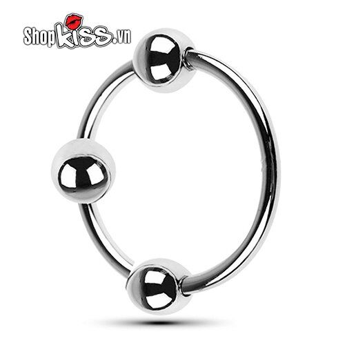 Vòng đeo dương vật 3 bi thép không gỉ kéo dài thời gian siêu bền