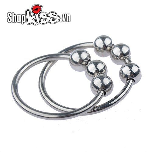 Vòng đeo dương vật 3 bi thép không gỉ kéo dài thời gian siêu bền