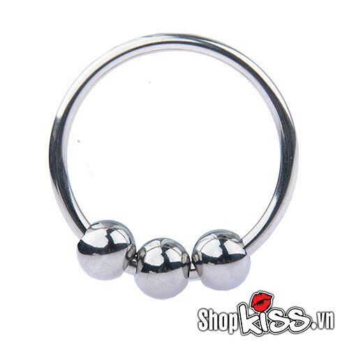 Vòng đeo dương vật 3 bi thép không gỉ kéo dài thời gian siêu bền