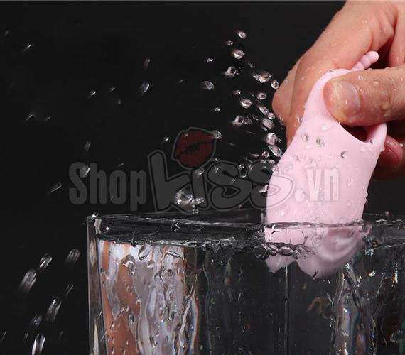 Vòng đeo dương vật rung JEUSN silicone cao cấp kích thích mạnh mẽ