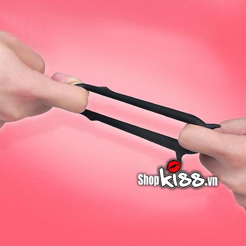 Vòng đeo dương vật quỷ Satan silicon mềm mại tăng khoái cảm nam giới
