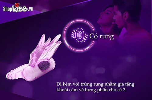 Vòng rung Durex Play Bliss tăng khoái cảm liếm lưỡi sảng khoái