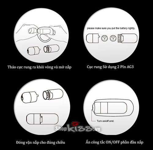 Vòng rung Nalone Ping siêu sướng tăng khoái cảm cực đã