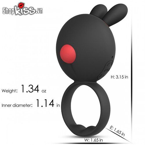 Vòng rung tai thỏ RinBit 2in1 USA cao cấp kích thích kéo dài