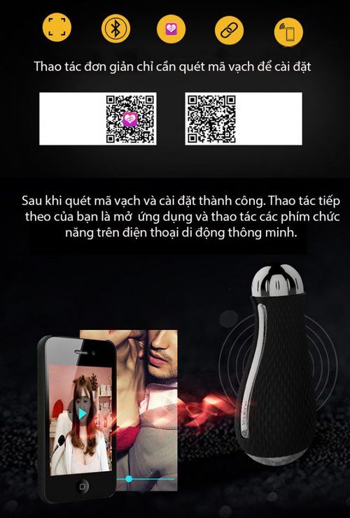 Cốc thủ dâm 3D Nalone Jack Bluetooth rung mạnh tặng quà hấp dẫn