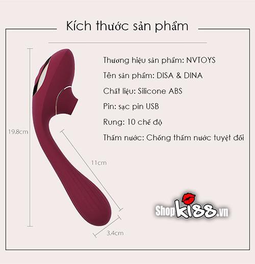 Máy rung Dina siêu mạnh kích thích bú âm đạo cảm giác cực đã