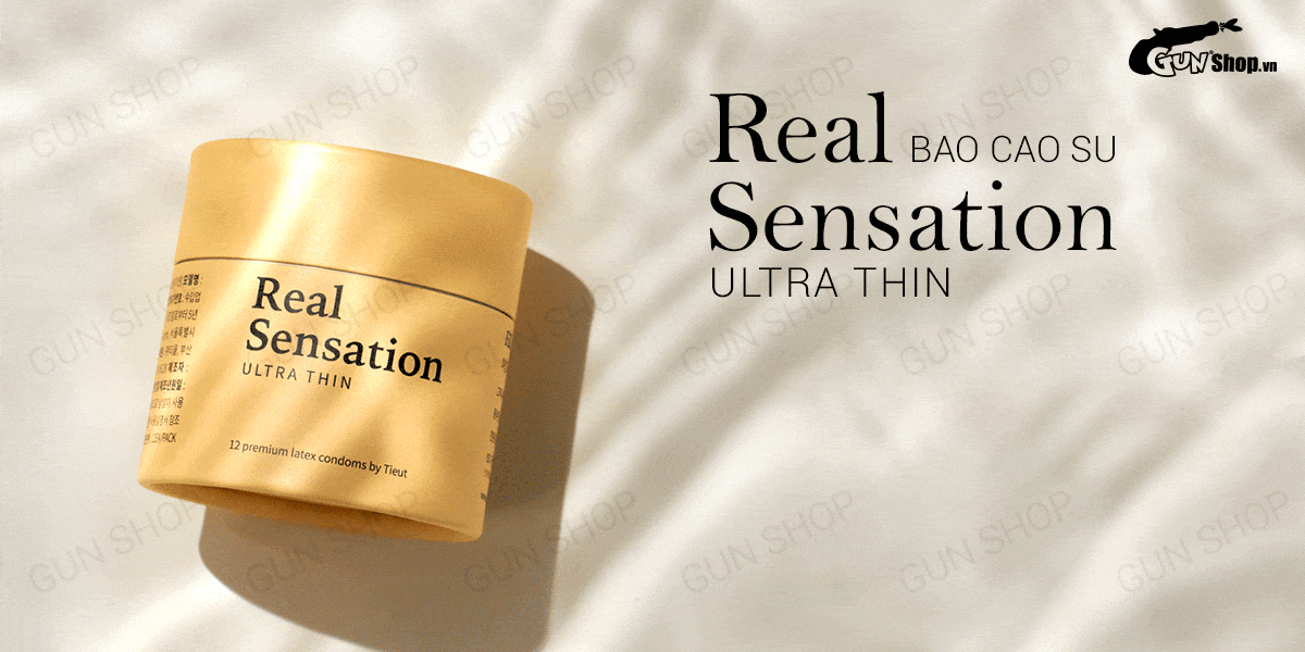  Thông tin Bao cao su Real Sensation Ultra Thin - Siêu mỏng - Hộp 12 cái cao cấp