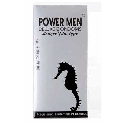Bao cao su Powermen Longer Plus gai gân + kéo dài thời gian