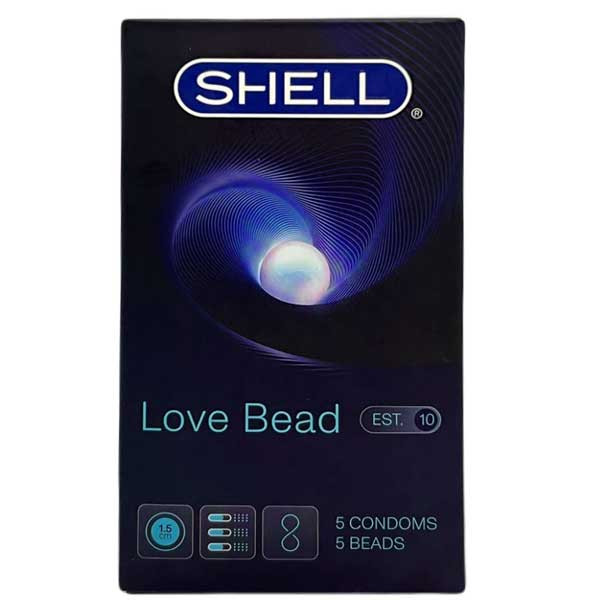 Bao cao su Shell Love Bead 5 Bi hộp 5 chiếc kéo dài thời gian chính hãng
