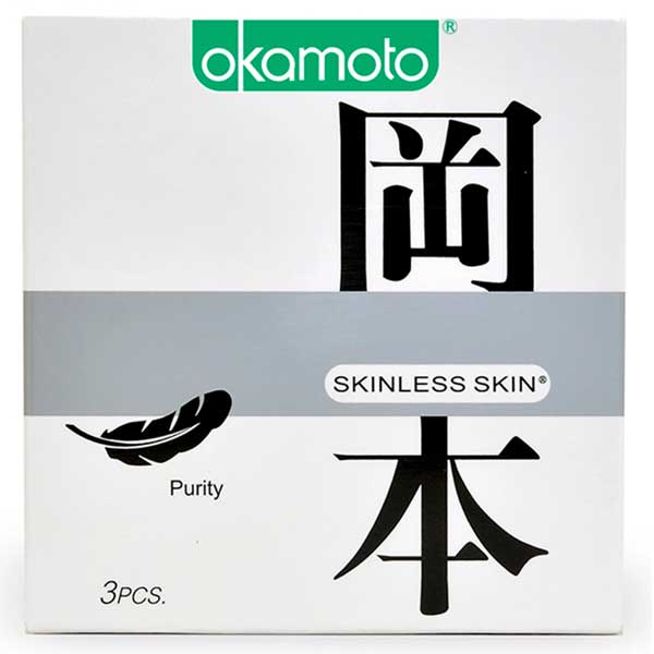 Bao cao su Okamoto Skinless Skin Purity – Siêu mỏng ôm khít