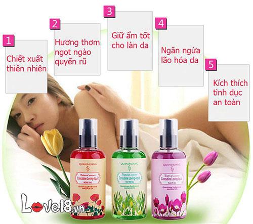 Dầu Massage Cơ Thể Hương Hoa Tự Nhiên Quyến Rũ