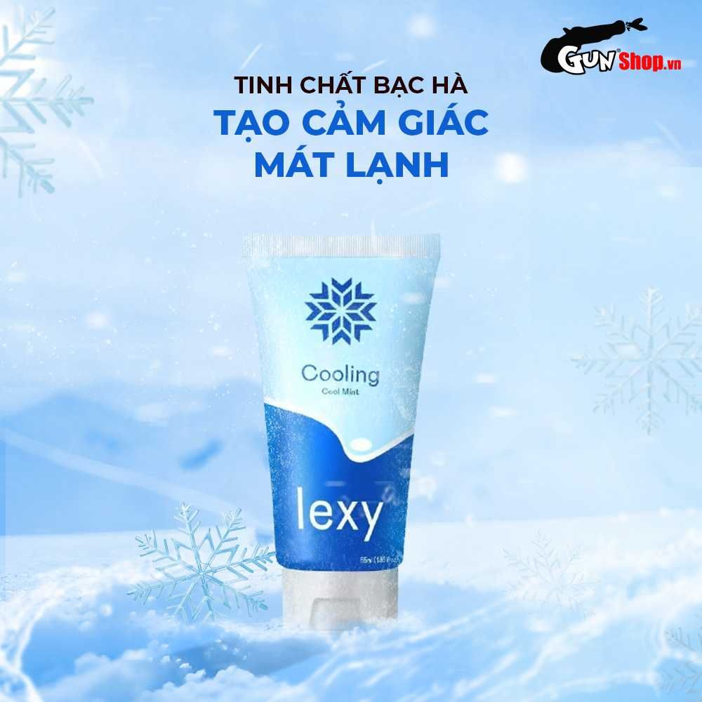 Gel bôi trơn bạc hà mát lạnh Lexy Cooling - Chai 55ml