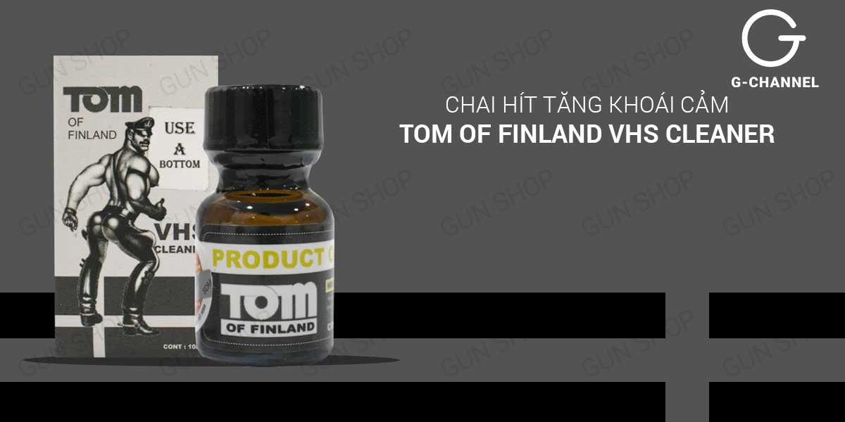  Địa chỉ bán Chai hít tăng khoái cảm Popper Tom Of Finland VHS Cleaner Use A Bottom - Chai 10ml giá tốt