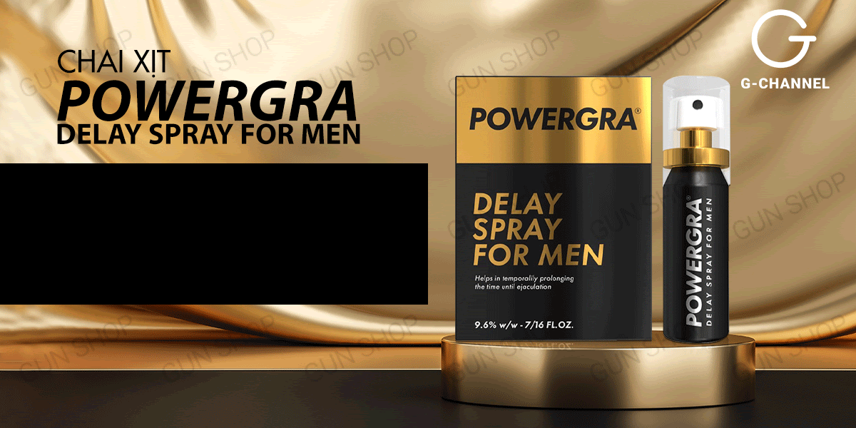  Bảng giá Chai xịt Mỹ Powergra Delay Spray For Men - Kéo dài thời gian - Chai 13ml tốt nhất