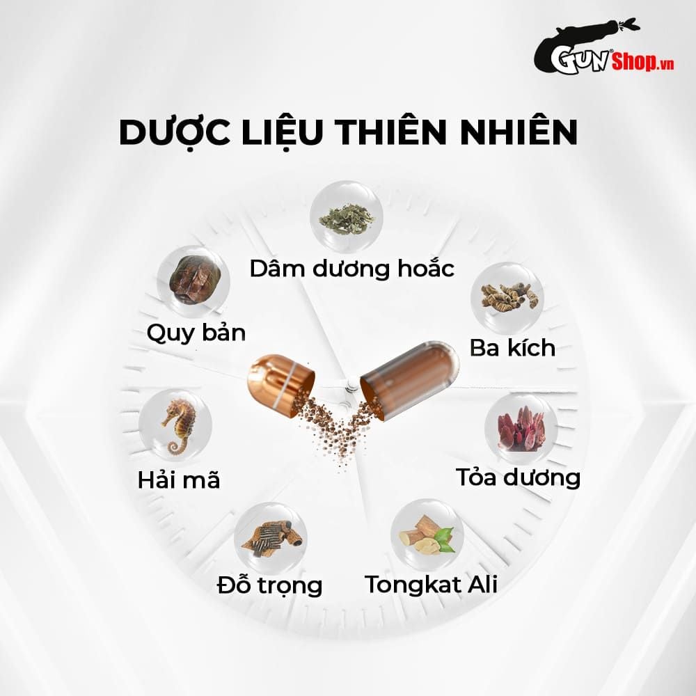 Viên uống tăng kích thước kéo dài thời gian Powergra For Men  - Vỉ 3 viên