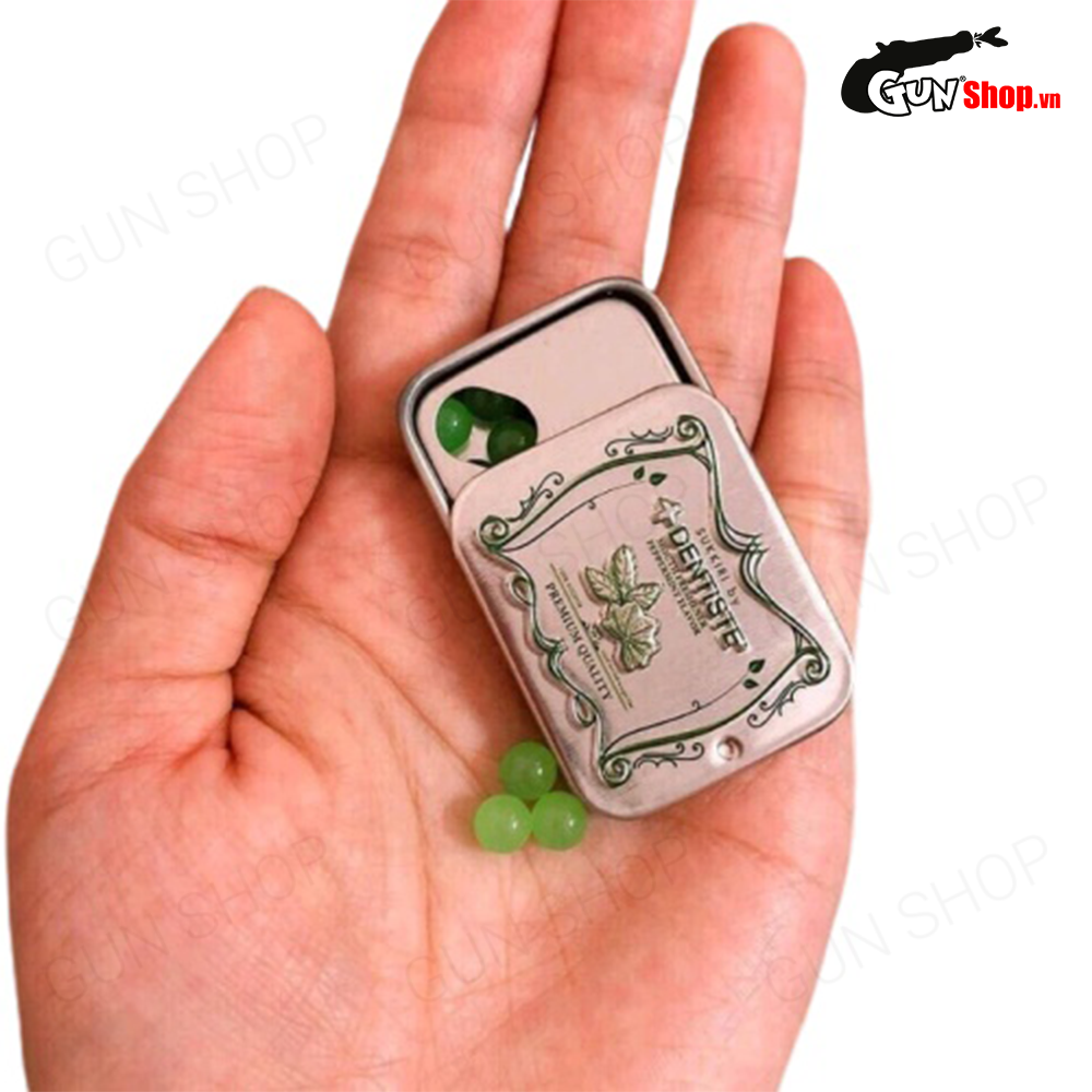 Kẹo ngậm BJ phòng the hương bạc hà - kẹo tình yêu Mastic Mint kẹo đổi gió tăng hưng phấn