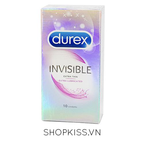 Bao cao su Durex Invisible Extra Thin Extra Lubricated