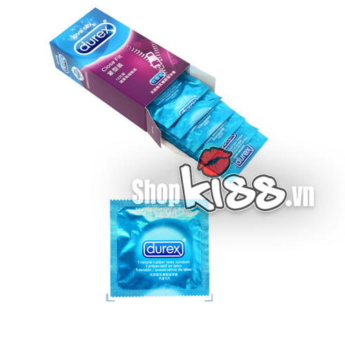 Bao cao su Durex Close Fit cỡ nhỏ – Ôm khít siêu sướng