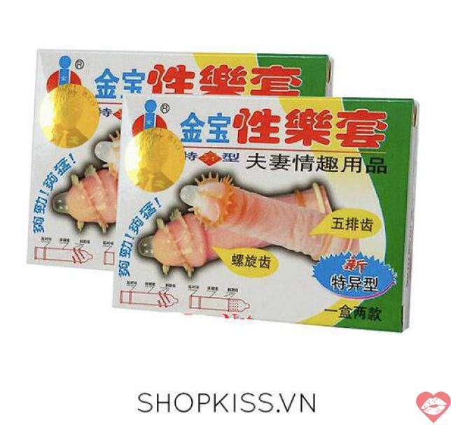 Bao cao su tích hợp gai mềm hộp 2 cái