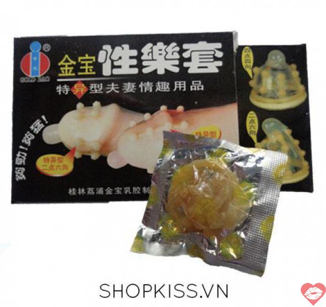 Bao cao su tích hợp gai bi mềm loại tốt hộp 2 cái