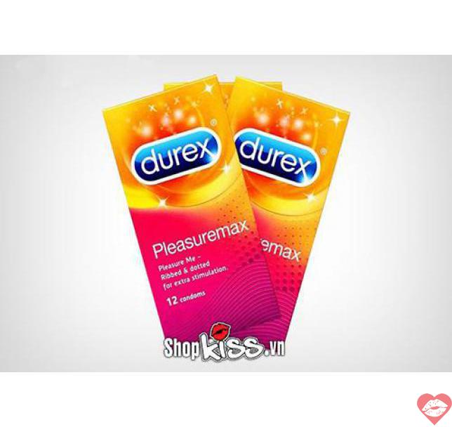 Bao cao su gân gai Durex Pleasure Max chính hãng