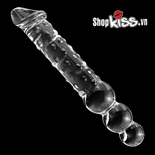 Dương vật giả thủy tinh 2 đầu siêu kích thích