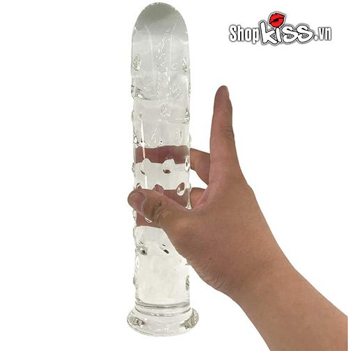 Dương vật giả thủy tinh siêu kích thích size khủng