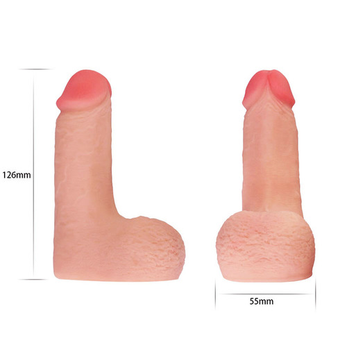 Dương vật giả silicone siêu mềm ngủ gật Lovetoy