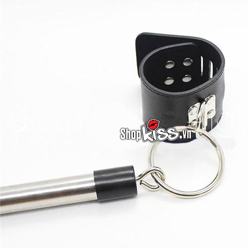 Còng tay chân cố định bằng đòn sắt – Sextoy bạo dâm BDSM