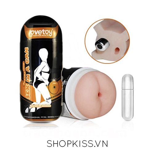 Cốc thủ dâm cho nam có rung Lovetoy Anus