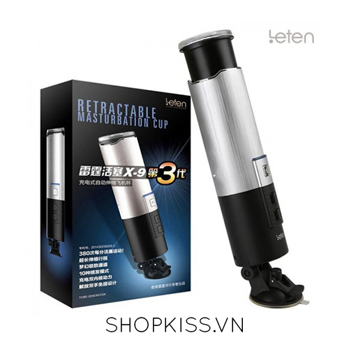 Máy thủ dâm tự động Leten X9 Telecopic  – Gắn tường
