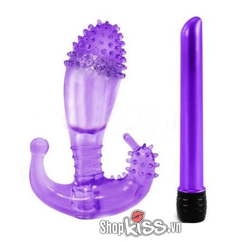 Dương vật silicon gai rung hình mỏ neo Honeybee