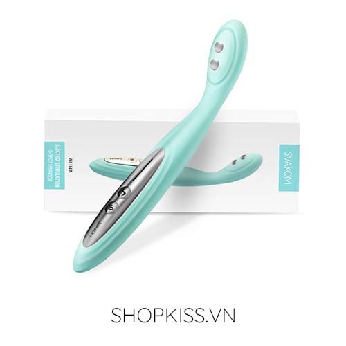 Máy kích thích điểm G rung sốc điện Svakom Alina