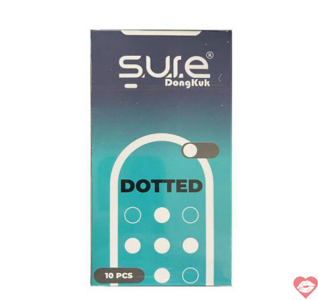 Bao cao su Sure Dongkuk xanh gân gai hộp 10c giá tốt