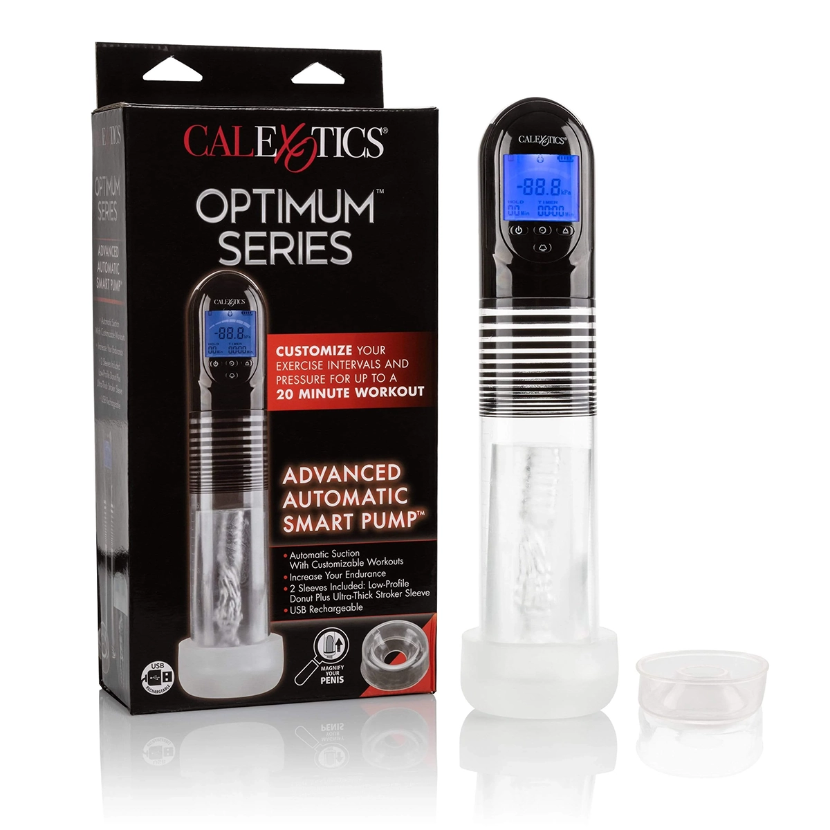 CalExotics Optimum Series máy tập dương vật bơm tự động thông minh